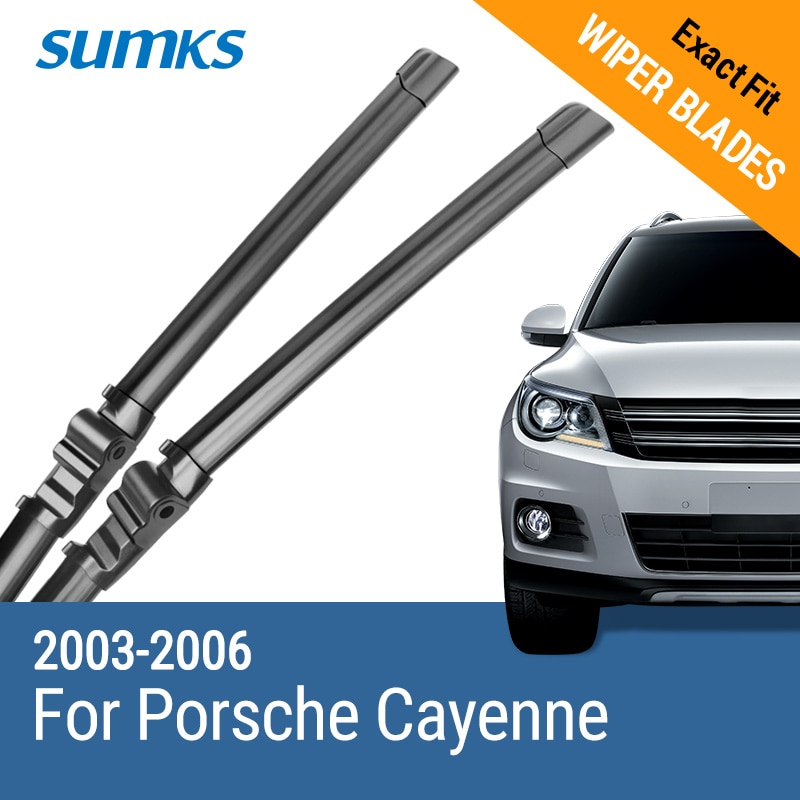 SUMKS Wiper Blades for Porsche Cayenne 26  26 Fit Side Pin Arms 2003 2004 2005 2006